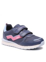 Sneakersy Geox. Niebieskie buty sportowe dziewczęce Geox, bez wzorów, bez zapięcia. Za 259.99 zł.