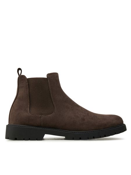 Pierre Cardin Sztyblety 4715 Brązowy. Brązowe botki męskie Pierre Cardin, bez wzorów, ze skóry, bez zapięcia. Za 299.99 zł.