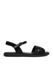 Lasocki Sandały CEO-WI23-3096-09 Czarny. Czarne sandały damskie Lasocki, bez wzorów, ze skóry, bez obcasa, na płaskiej podeszwie, bez zapięcia. Za 159.99 zł.