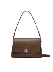 Tory Burch Torebka Charlie 183316 Brązowy. Brązowe torebki do ręki damskie Tory Burch, bez wzorów, ze skóry, bez dodatków. Za 2,639.00 zł.