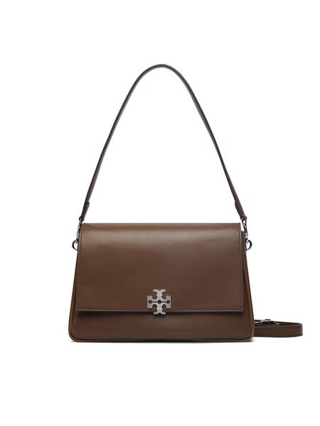 Tory Burch Torebka Charlie 183316 Brązowy. Brązowe torebki do ręki damskie Tory Burch, bez wzorów, ze skóry, bez dodatków. Za 2,639.00 zł.