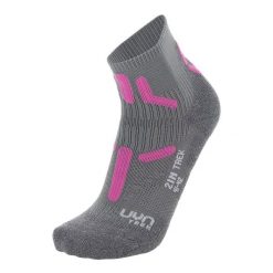 Skarpety trekkingowe damskie Uyn Trekking 2IN Low Cut. Szare skarpety damskie UYN, bez wzorów. Za 109.99 zł.