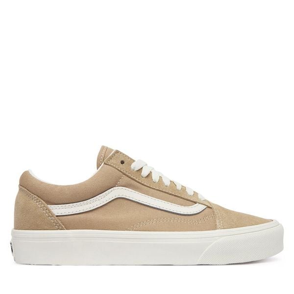 Tenisówki Vans. Brązowe trampki i tenisówki damskie Vans, bez wzorów, bez zapięcia. Za 264.99 zł.
