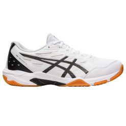 Buty halowe Asics Gel-Rocket 11. Białe buty sportowe męskie Asics, bez zapięcia, do siatkówki. W wyprzedaży za 393.55 zł.