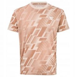 Męska koszulka tenisowa Tecnifibre X-Loop T-Shirt. Brązowe t-shirty męskie TECNIFIBRE, m, bez wzorów, sportowe, bez kołnierzyka. Za 209.99 zł.