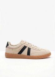 Sneakersy marki Tom Tailor w stylu retro. Brązowe buty sportowe męskie bonprix, bez zapięcia. Za 124.99 zł.