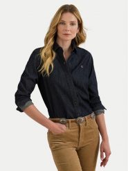 LAUREN RALPH LAUREN Koszula jeansowa 200B20825001 Granatowy Regular Fit. Niebieskie bluzki damskie Lauren Ralph Lauren, m, bez wzorów, z bawełny, bez kołnierzyka, bez ramiączek. Za 729.99 zł.