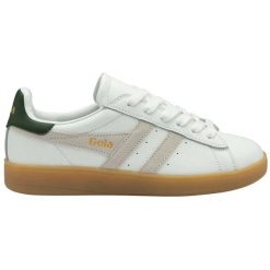 Damskie skórzane buty sportowe Gola Classics Aztec. Białe obuwie sportowe damskie Gola, bez wzorów, z gumy. Za 420.50 zł.