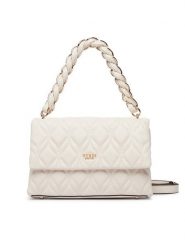 Guess Torebka Maxine HWQG97 33200 Kremowy. Białe torebki do ręki damskie Guess, z aplikacjami, ze skóry, bez dodatków. Za 584.99 zł.