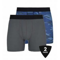 Męskie bokserki techniczne 2 pack Kilpi 2P NETT-U. Niebieskie bokserki męskie Kilpi, l, bez wzorów. Za 145.26 zł.