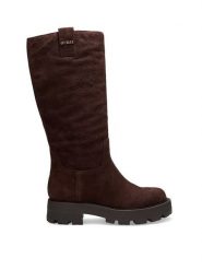 Guess Kozaki FLFL2Y SUE11 Brązowy. Brązowe kozaki damskie Guess, ze skóry, bez obcasa, na płaskiej podeszwie. Za 824.99 zł.