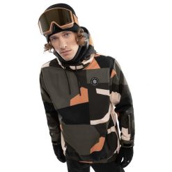 Kurtka snowboardowa męska W1 Sandboard. Czarne kurtki snowboardowe męskie SIROKO, m, bez wzorów, z softshellu, bez kaptura, narciarskie. W wyprzedaży za 297.00 zł.