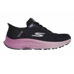 Buty do biegania damskie Skechers Slip Ins Go Run Consistent 2.0 Cameroon. Czarne obuwie sportowe damskie Skechers, bez wzorów, z materiału, do biegania. Za 446.00 zł.