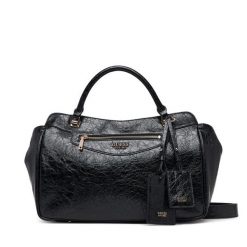 Torebka Guess. Czarne torebki do ręki damskie Guess, z aplikacjami, bez dodatków. Za 674.99 zł.