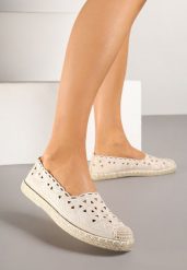 Beżowe Ażurowe Espadryle Vices z Ozdobną Plecionką Arivrae. Brązowe espadryle damskie Born2be, na lato, w ażurowe wzory, eleganckie, bez obcasa, na płaskiej podeszwie, bez zapięcia. Za 54.99 zł.