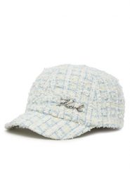 KARL LAGERFELD Czapka z daszkiem A2W33013 Błękitny. Niebieskie czapki i kapelusze damskie KARL LAGERFELD, bez wzorów, z materiału. Za 329.99 zł.
