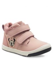 Mickey&Friends Trapery AW23-323DSTC Różowy. Czerwone buty zimowe dziewczęce Mickey&Friends, bez wzorów, ze skóry, bez zapięcia. Za 127.99 zł.
