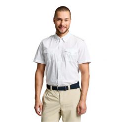 Koszula Jachtowa Slam Deck Dorosłych. Białe koszule męskie SLAM, m, bez wzorów, z bawełny, sportowe, bez kołnierzyka, bez ramiączek. Za 392.99 zł.
