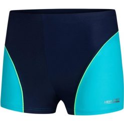 Spodenki pływackie młodzieżowe Aqua Speed Leo. Niebieskia szorty dla chłopców Aqua-Speed, bez wzorów, młodzieżowe. Za 46.99 zł.