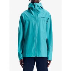 Kurtka przeciwdeszczowa męska Berghaus Deluge Pro 3.0 Jkt. Niebieskie kurtki męskie Berghaus, m, bez wzorów, bez kaptura. Za 555.49 zł.