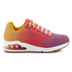 Buty Skechers Uno Color Vaves 155628-PKMT fioletowe. Fioletowe obuwie sportowe damskie bez wzorów, z materiału. Za 585.80 zł.