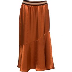 Spódnica z materiału w optyce satyny bonprix medziany. Spódnice damskie marki bonprix. Za 59.99 zł.