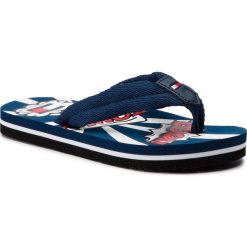 Japonki TOMMY HILFIGER - Flip Flop Pop Print Blue T3B0-30218-0058800 Blue 800. Sandały chłopięce marki Tommy Hilfiger. Za 119.00 zł.