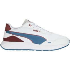 Buty do chodzenia damskie Puma Runtamed Plus. Białe obuwie sportowe damskie Puma, bez wzorów, trekkingowe. Za 253.96 zł.