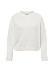 Marc O'Polo Denim Sweter z dzianiny Kobiety Bawełna biały, L. Białe swetry damskie Marc O'Polo DENIM, l, bez wzorów, z bawełny, eleganckie, bez kołnierzyka, bez ramiączek, bez kaptura. Za 449.95 zł.