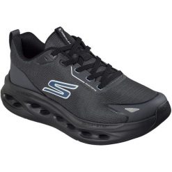Buty sportowe męskie Skechers Max Cushioning Glide step T. Czarne buty sportowe męskie Skechers, bez zapięcia, na fitness i siłownię. Za 590.00 zł.
