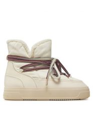 Tommy Hilfiger Śniegowce Snowboot Monogram Faux Fur FW0FW08389 Beżowy. Brązowe śniegowce i trapery damskie Tommy Hilfiger, z materiału. Za 419.99 zł.