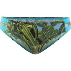 Figi bikini bonprix zielony z nadrukiem. Bikini damskie marki bonprix. Za 34.99 zł.