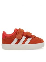 Adidas Sneakersy VL Court 3.0 JH6307 Czerwony. Czerwone buty sportowe dziewczęce Adidas, bez wzorów, ze skóry, bez zapięcia. Za 129.99 zł.