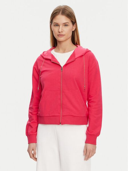 Gaudi Bluza 511BD64001 Różowy Regular Fit. Czerwone bluzy damskie Gaudi, m, bez wzorów, z bawełny, bez kaptura. Za 259.99 zł.