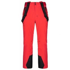 Męskie spodnie narciarskie Kilpi LEGEND-M. Czerwone spodnie snowboardowe męskie Kilpi, m, bez wzorów, z nylonu, narciarskie. Za 835.17 zł.
