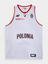 4F Tank top replika domowy z sezonu 2023/24 uniseks 4F x Polonia Warszawa - multikolor XL. T-shirty męskie 4f, m, bez wzorów, z dzianiny, bez kołnierzyka. W wyprzedaży za 79.99 zł.