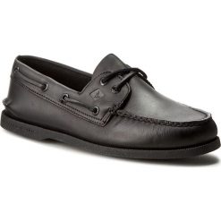 Mokasyny SPERRY - 0836981 Black. Czarne mokasyny męskie Sperry, z materiału. W wyprzedaży za 349.00 zł.