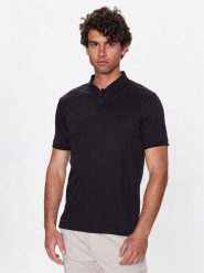 Calvin Klein Polo K10K111201 Czarny Regular Fit. Czarne koszulki polo męskie Calvin Klein, m, bez wzorów, z bawełny, bez ramiączek. Za 199.99 zł.
