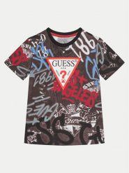 Guess T-Shirt L5RI05 K8HM4 Kolorowy Regular Fit. T-shirty dla chłopców Guess, z aplikacjami, z bawełny, bez ramiączek. Za 79.99 zł.