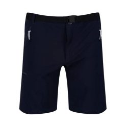 Szorty trekkingowe męskie Xert Stretch III. Czarne krótkie spodenki sportowe męskie Regatta, m, bez wzorów, trekkingowe. W wyprzedaży za 246.00 zł.