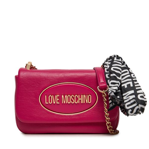 Torebka LOVE MOSCHINO. Czerwone torebki do ręki damskie Love Moschino, bez wzorów, wizytowe, bez dodatków. Za 499.99 zł.