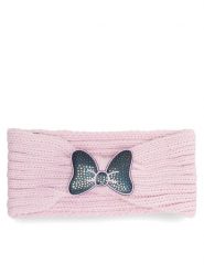 Mickey&Friends Opaska ACCCS-AW23-202DSTC-A Różowy. Czerwone rękawiczki dziecięce Mickey&Friends, bez wzorów, z syntetyku. Za 29.99 zł.
