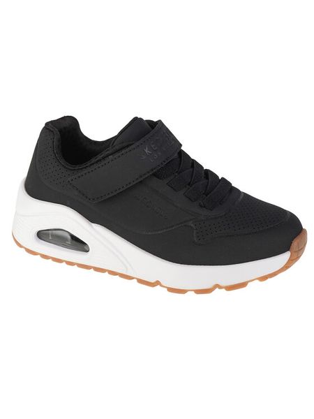Skechers Sneakersy Uno Air Blitz 403673L/BLK Czarny. Czarne buty sportowe chłopięce Skechers, bez wzorów, ze skóry, bez zapięcia. Za 234.59 zł.