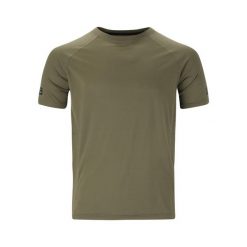 Koszulka termoaktywna Elite Lab LAB. Zielone koszulki sportowe męskie ELITE LAB, bez wzorów, bez kołnierzyka, bez ramiączek, do biegania. Za 167.00 zł.