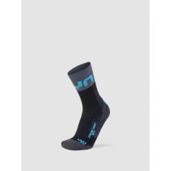Cycling Light Socks. Czarne skarpety męskie UYN, bez wzorów. Za 74.99 zł.