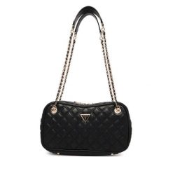 Torebka Guess. Czarne torebki do ręki damskie Guess, z aplikacjami, klasyczne, bez dodatków. Za 639.99 zł.