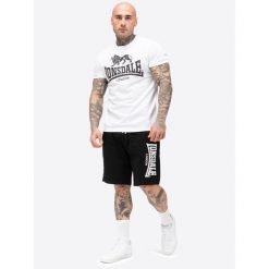 Zestaw t-shirt i szorty Lonsdale Mair. Białe szorty męskie Lonsdale, m, bez wzorów, z dresówki, bez kołnierzyka. Za 215.50 zł.