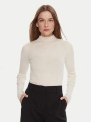 TWINSET Sweter 252TT3111 Écru Slim Fit. Swetry damskie Twinset, l, bez wzorów, z wełny, bez kołnierzyka, bez ramiączek, bez kaptura. Za 649.99 zł.