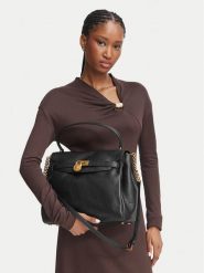 MICHAEL Michael Kors Torebka Hamilton 30F6ANXS7E Czarny. Czarne torebki do ręki damskie MICHAEL Michael Kors, bez wzorów, bez dodatków. Za 1,739.00 zł.