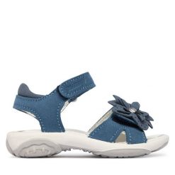 Sandały Primigi. Niebieskie sandały dziewczęce Primigi, bez zapięcia. Za 249.99 zł.